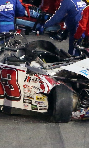 Images from Justin Fontaine's incredible crash at Daytona